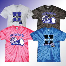 Howard Cheer Short Sleeve Tie Dye
